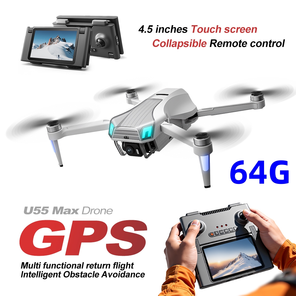 NCZOBOE U55 Drone Professional - Drone Gimbal 2 Axis recension och pris