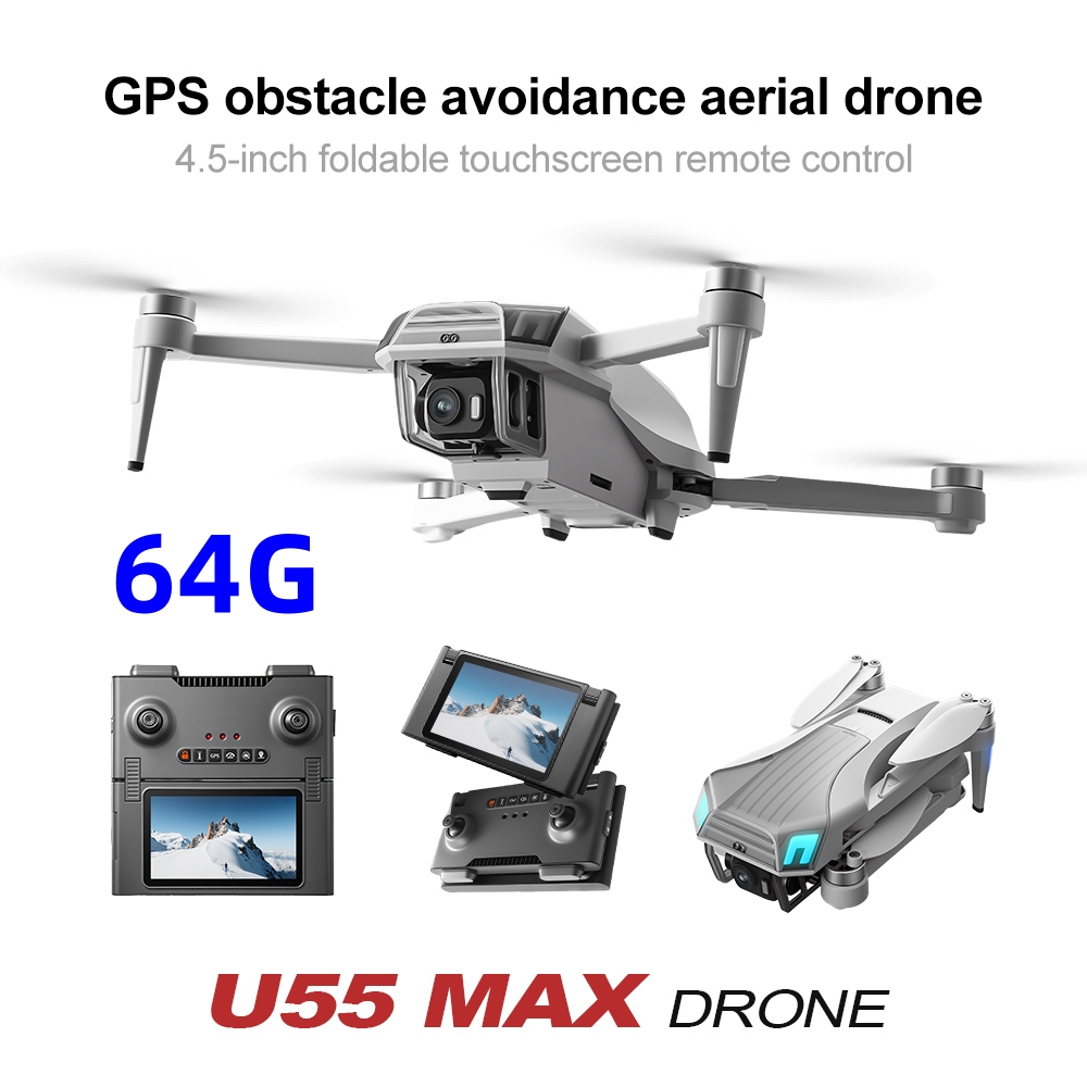 NCZOBOE U55 Drone Professional - Drone Gimbal 2 Axis recension och pris