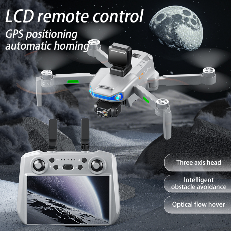 AE3 PRO Max NEW LCD SC GPS Dro - Drone Gimbal 3 Axis recension och pris