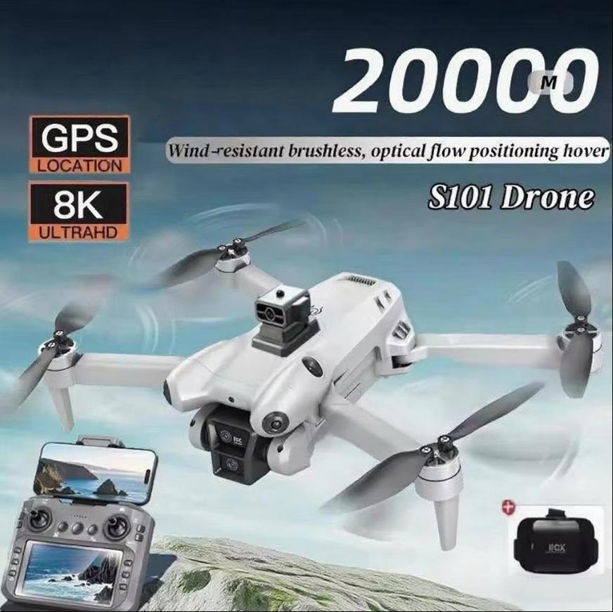 S101 Drone 8K HD Professinal D - Drone Gimbal 2 Axis recension och pris