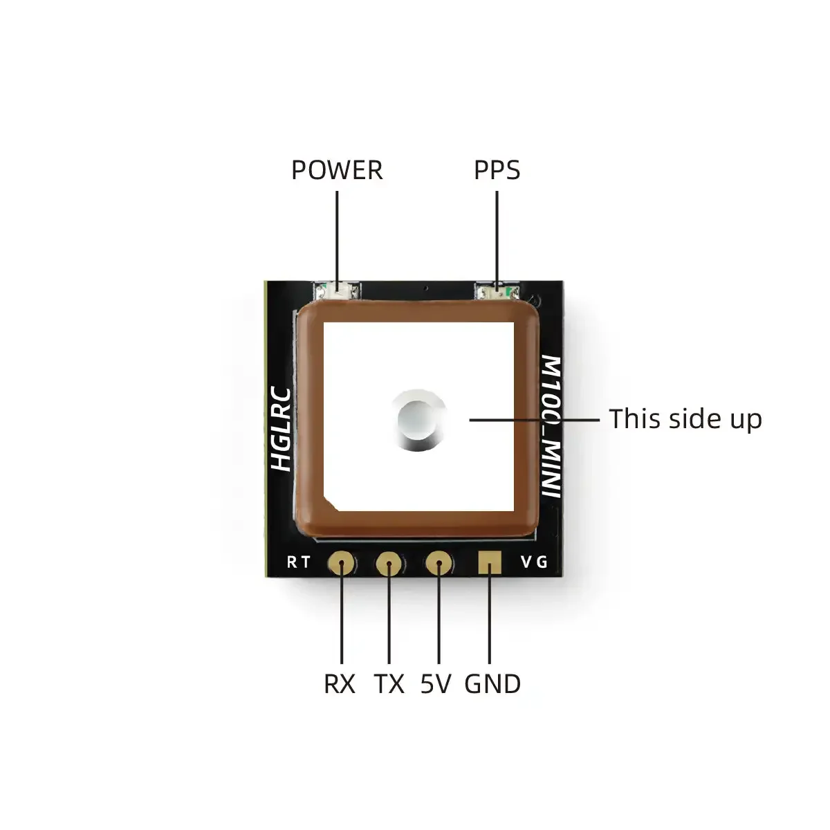 HGLRC M100 MINI GPS Module M10 - Drone Gimbal Controller recension och pris
